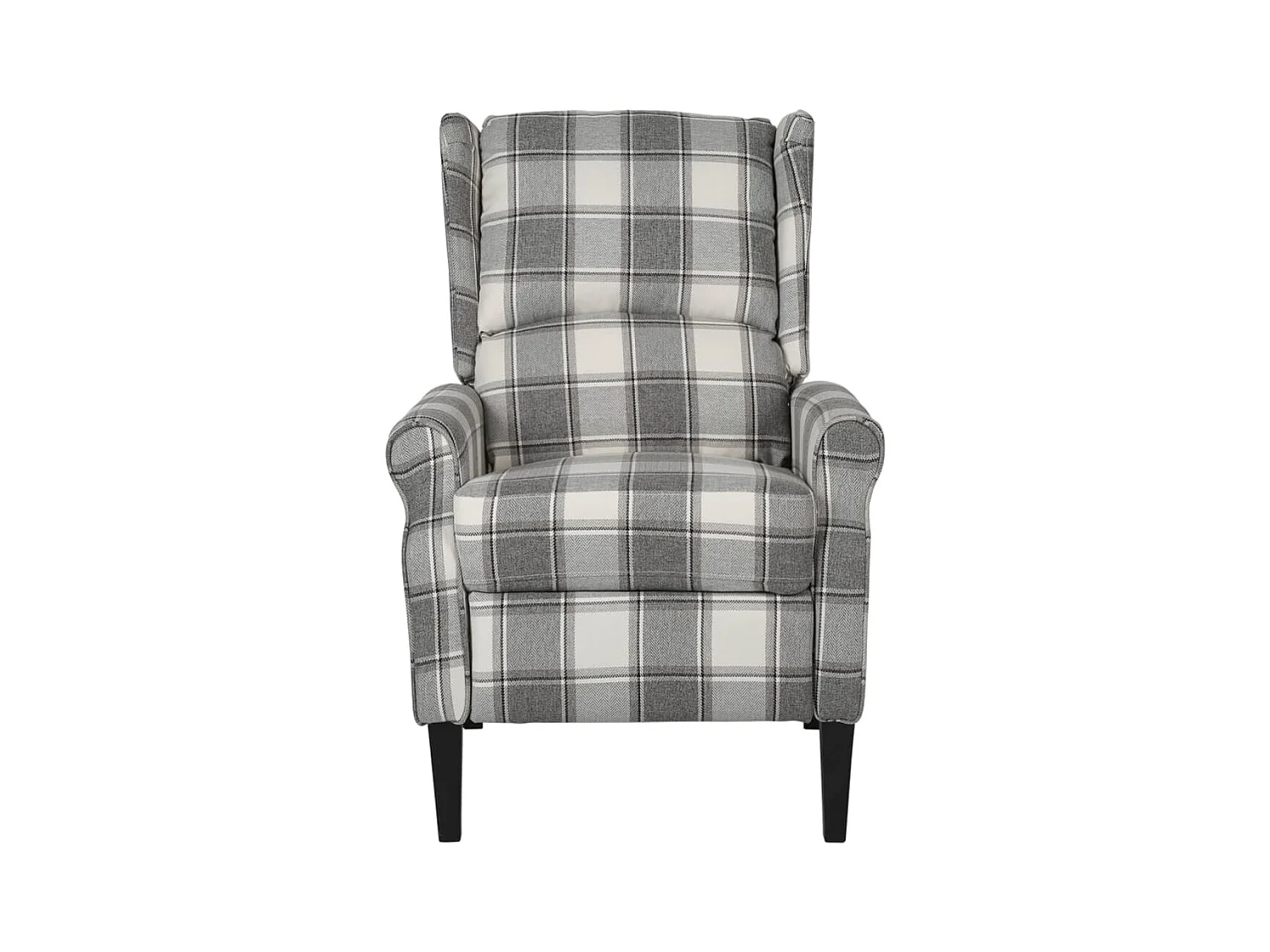 Fauteuil stof witgrijs