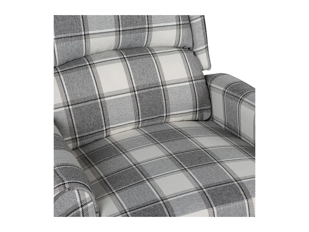 Fauteuil stof witgrijs