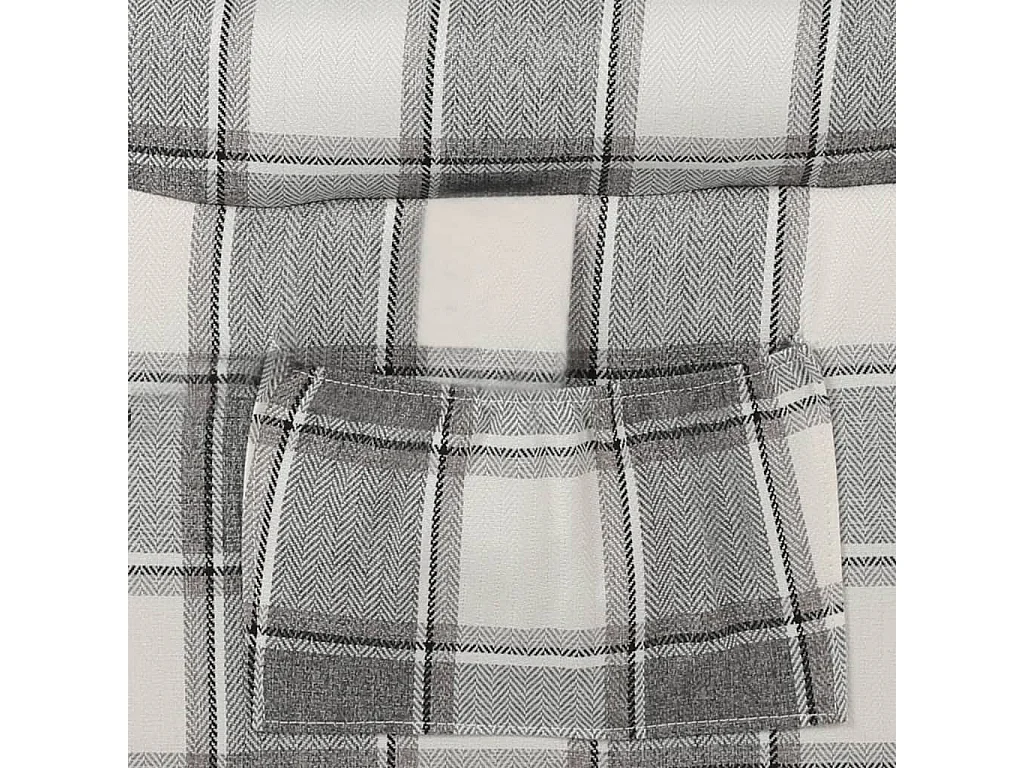 Fauteuil inclinable Gris blanc Tissu