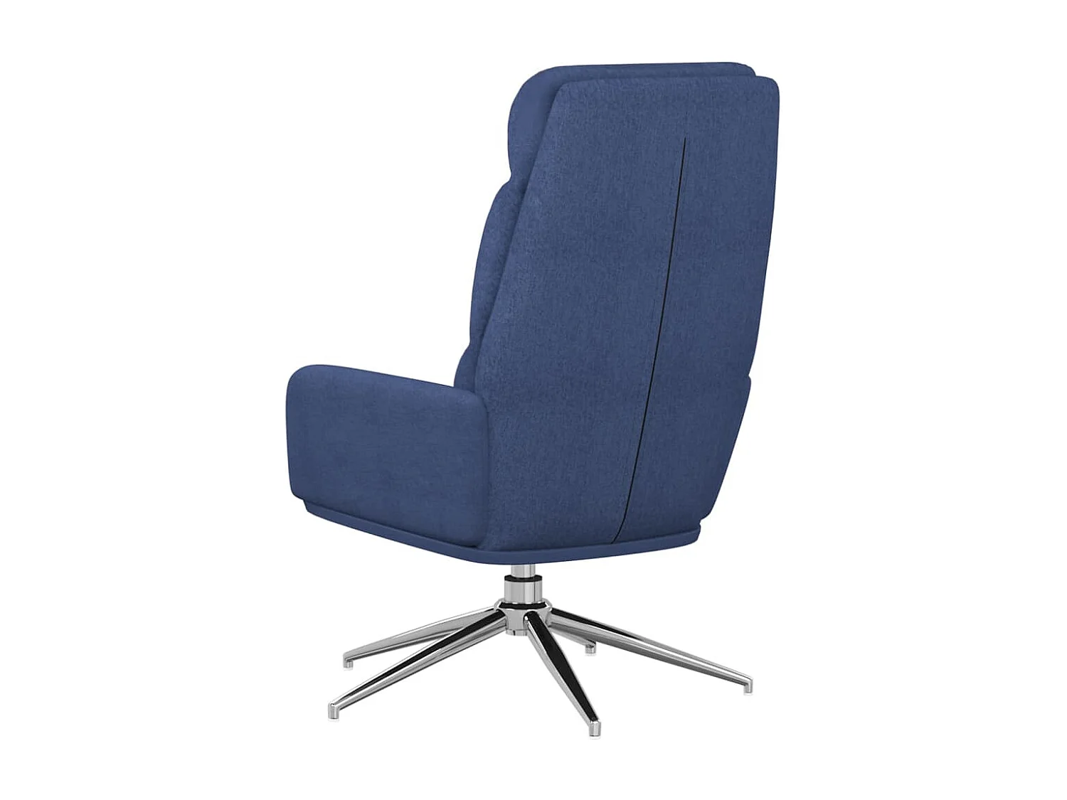 Chaise de relaxation Bleu Tissu