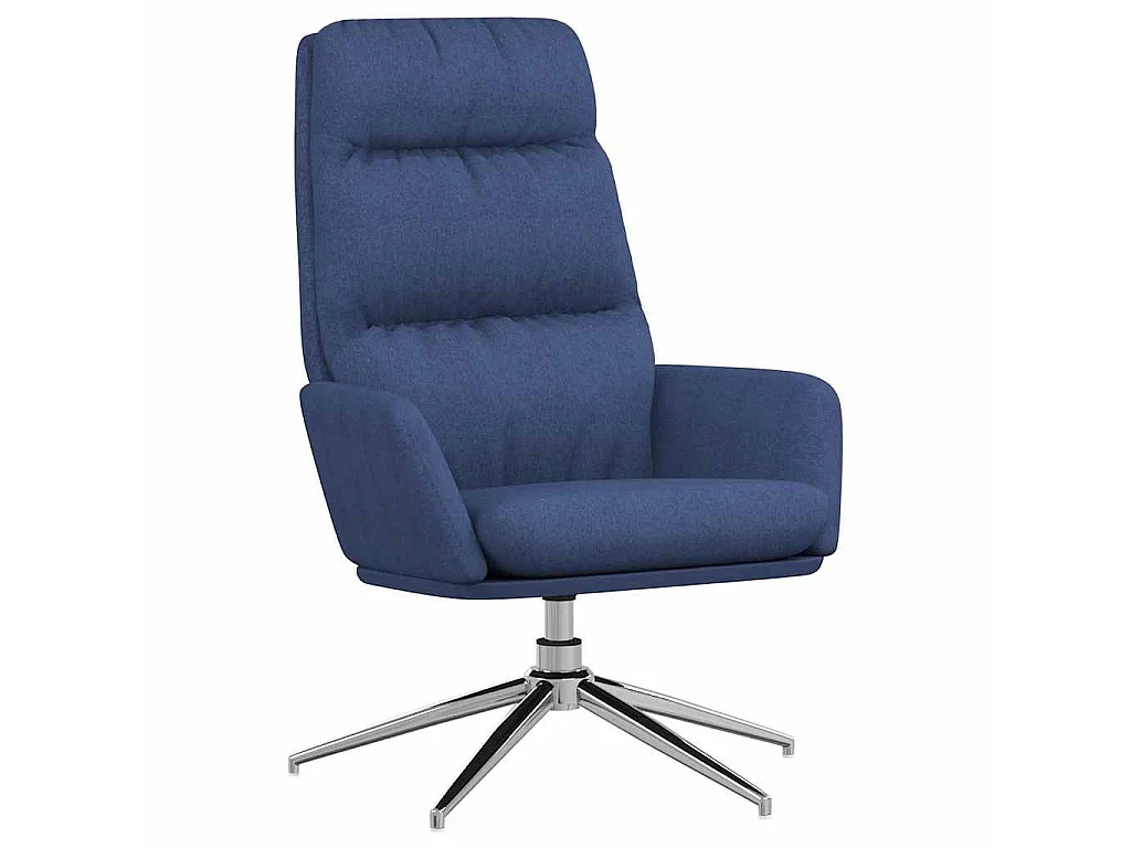 Relaxsessel Blau Stoff