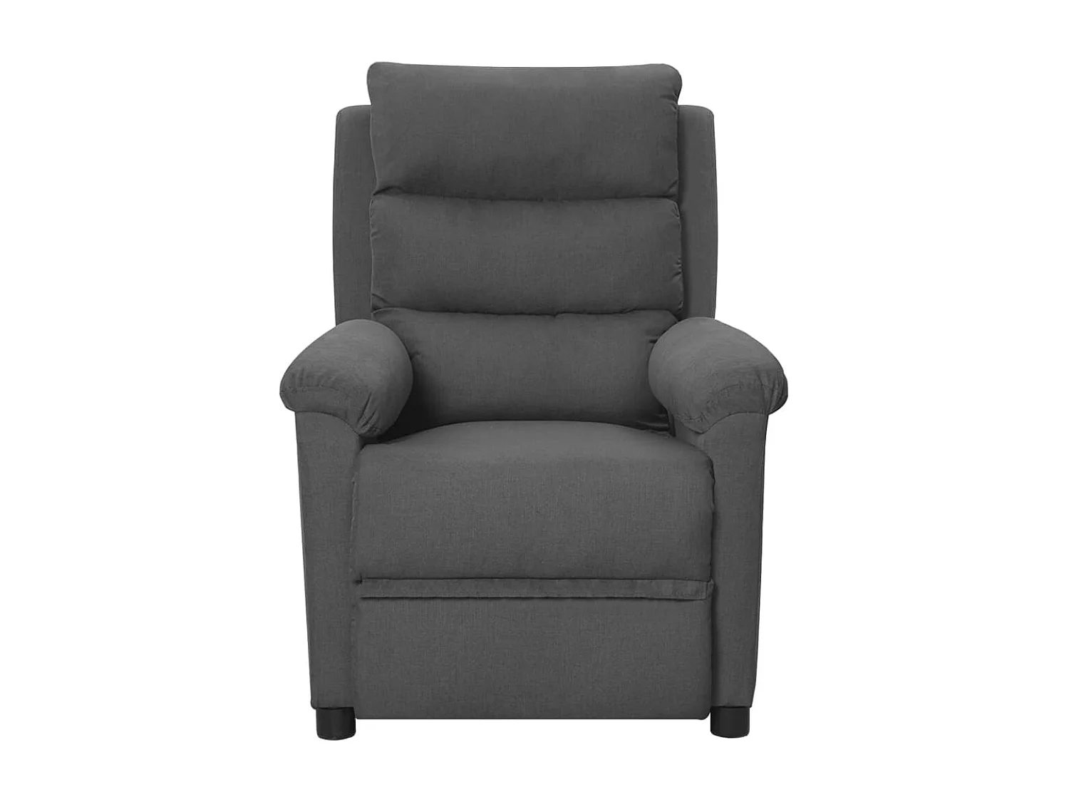Fauteuil inclinable Gris foncé Tissu