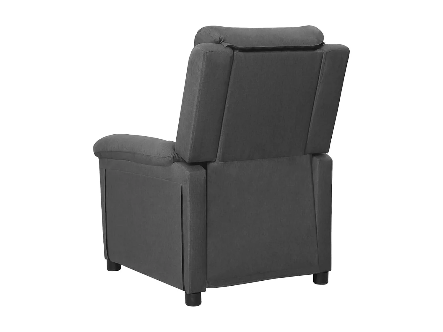 Fauteuil inclinable Gris foncé Tissu