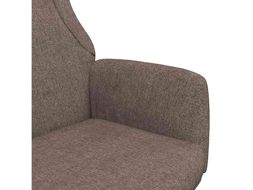 Chaise de relaxation Taupe Tissu