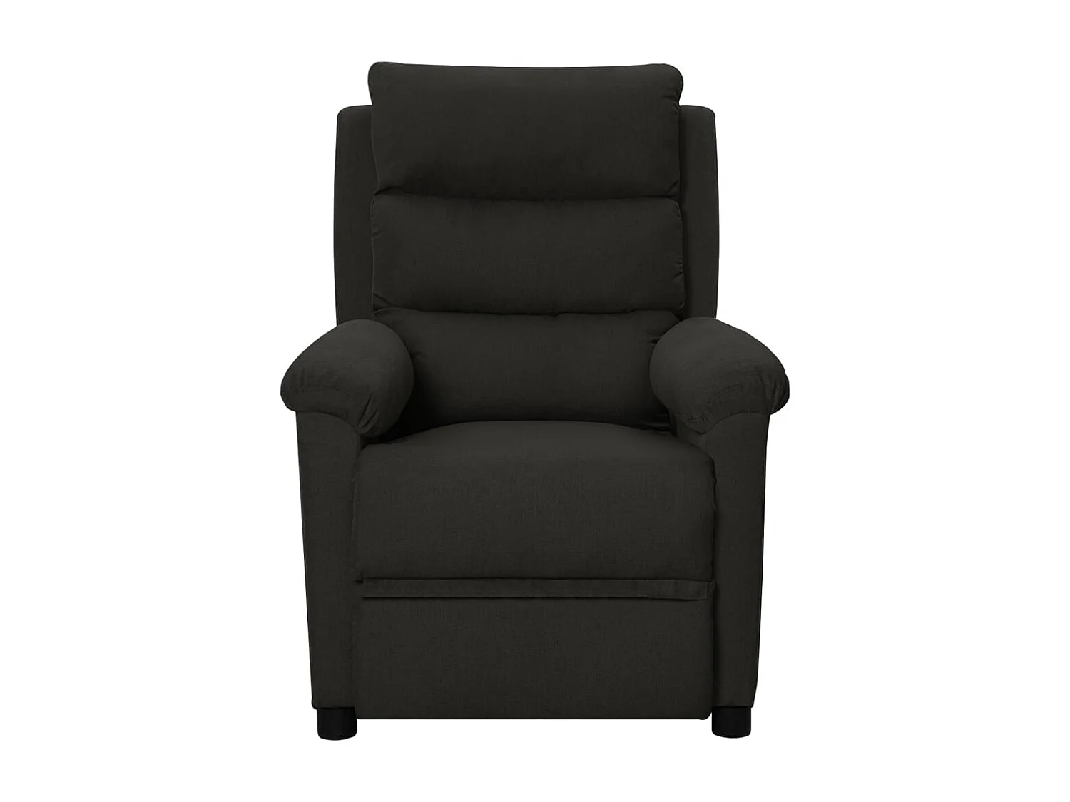 Fauteuil inclinable Noir Tissu