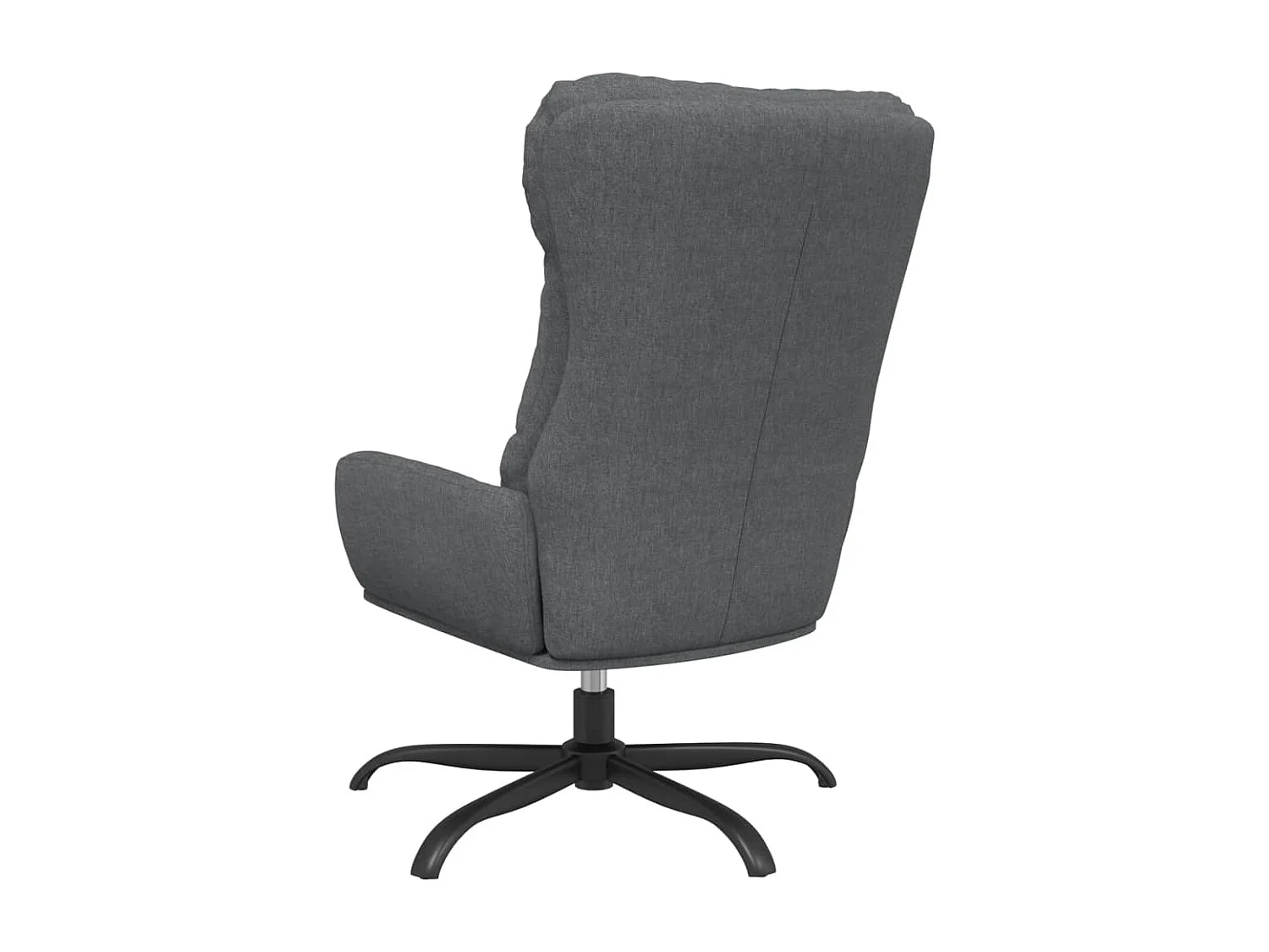 Chaise de relaxation Gris clair Tissu