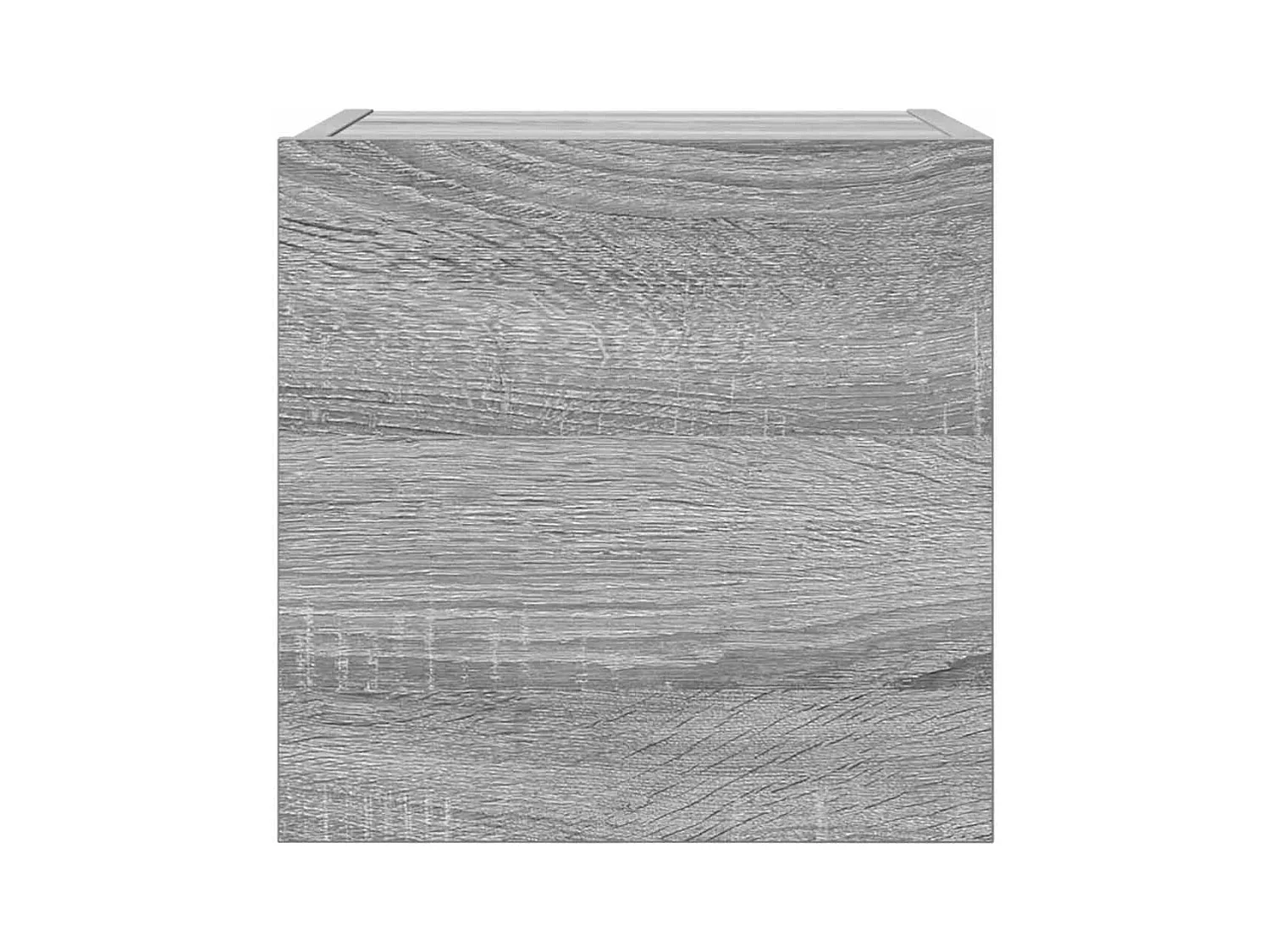 Armadietti TV Montati a Parete 2pz Grigio Sonoma 30,5x30x30 cm