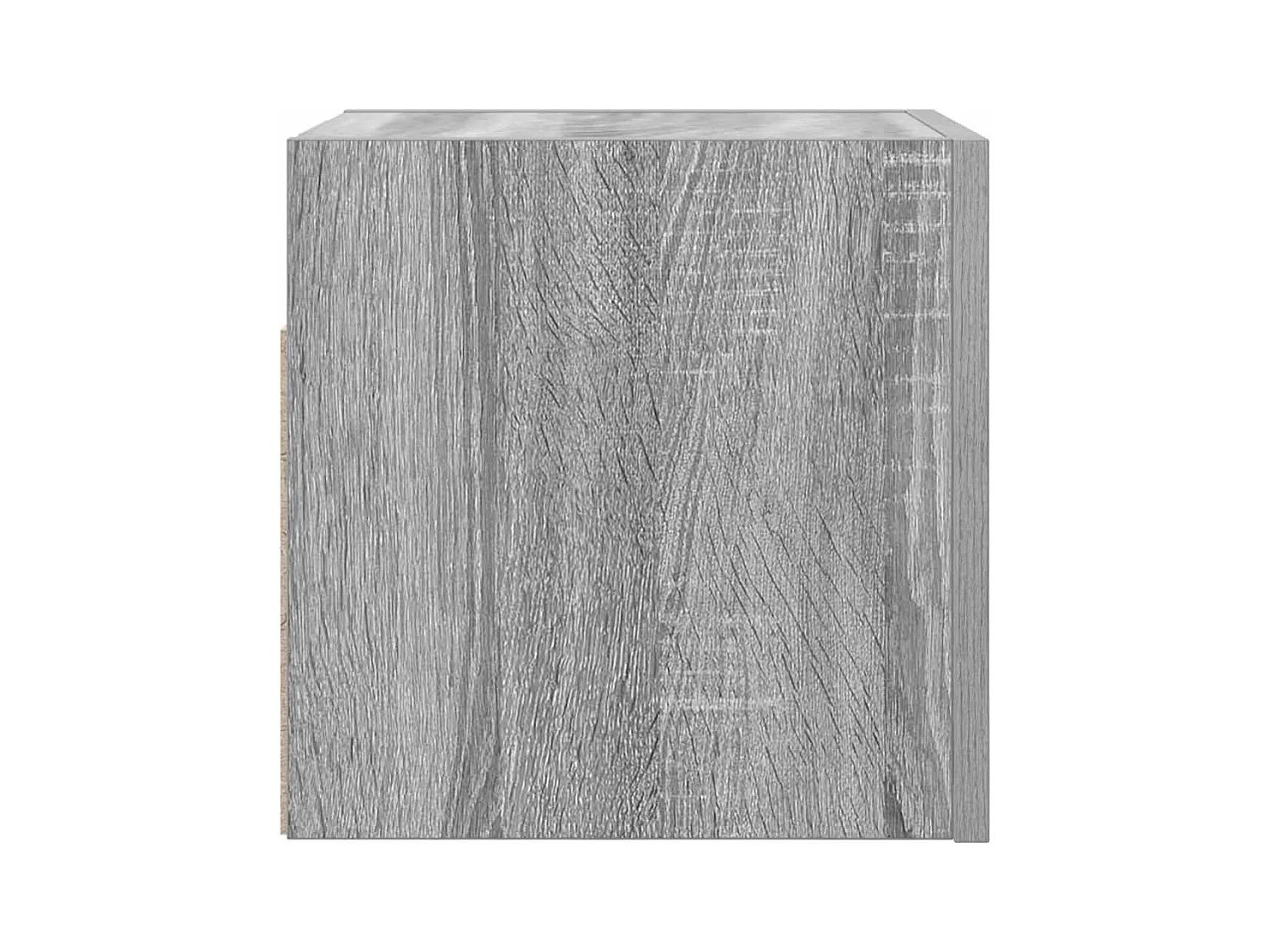 Armadietti TV Montati a Parete 2pz Grigio Sonoma 30,5x30x30 cm