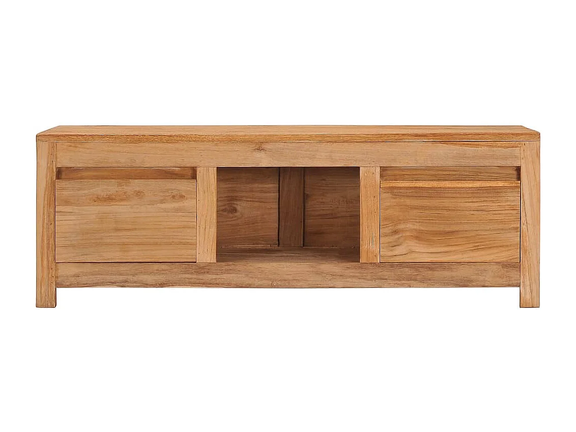 TV-Schrank 100×30×35 cm Massivholz Teak