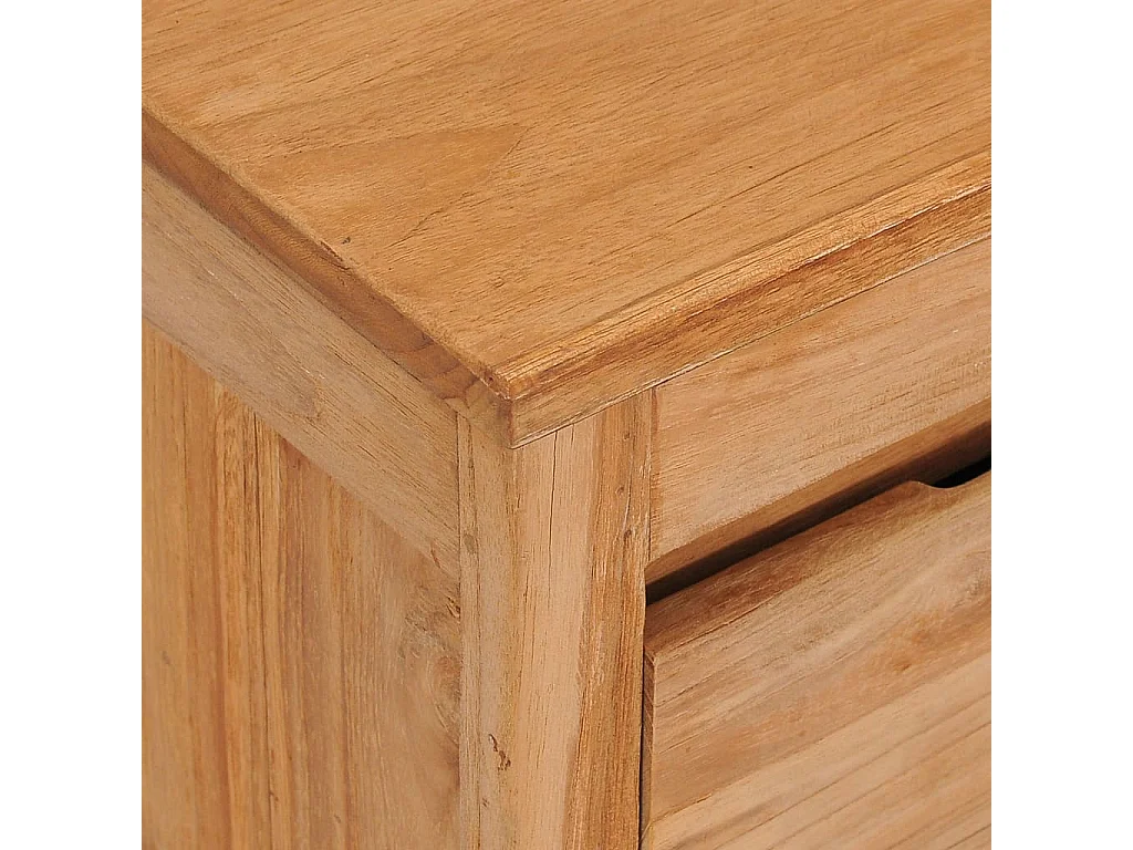 TV-Schrank 100×30×35 cm Massivholz Teak