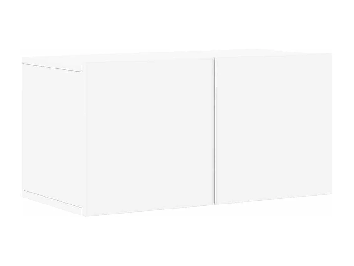 Ensemble de meubles TV 8 pcs Blanc Bois d'ingénierie