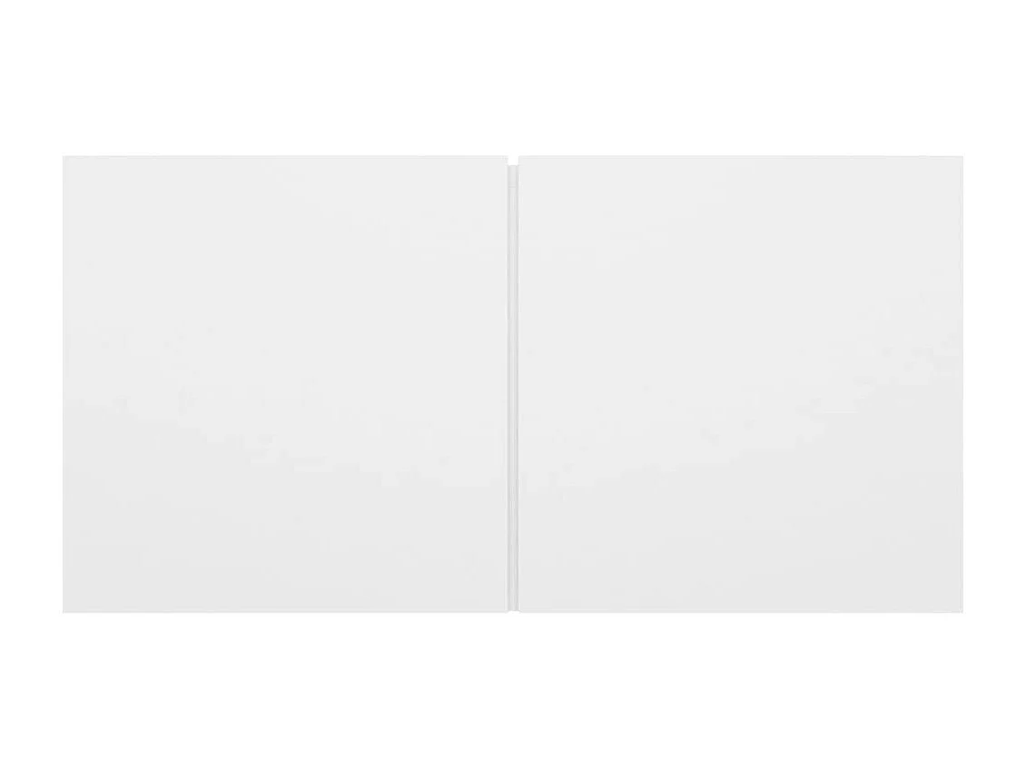 4-tlg. TV-Schrank-Set Weiß Holzwerkstoff