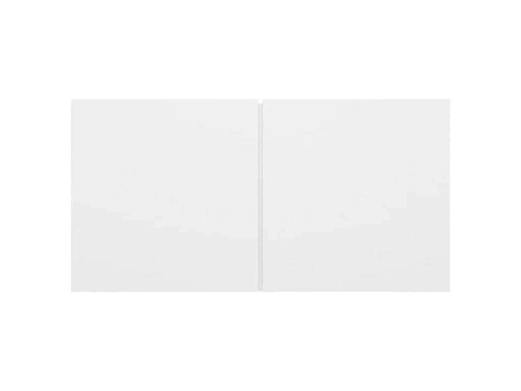 Ensemble de meubles TV 4 pcs Blanc Bois d'ingénierie