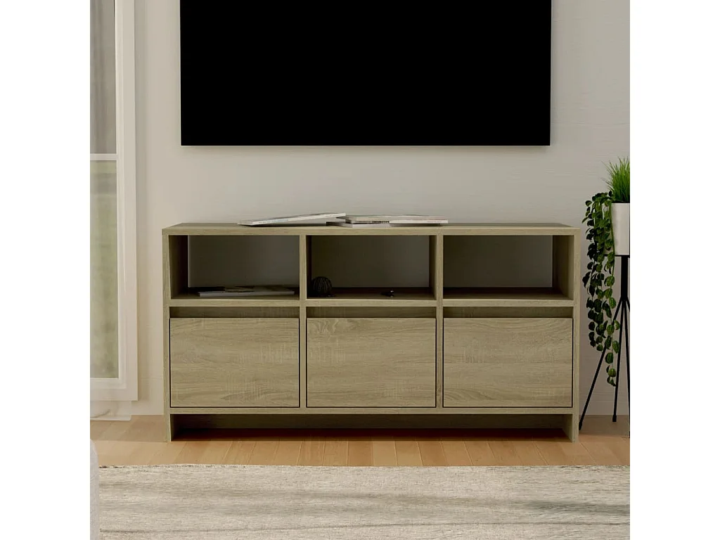 TV-Schrank Sonoma-Eiche 102x37,5x52,5 cm Holzwerkstoff