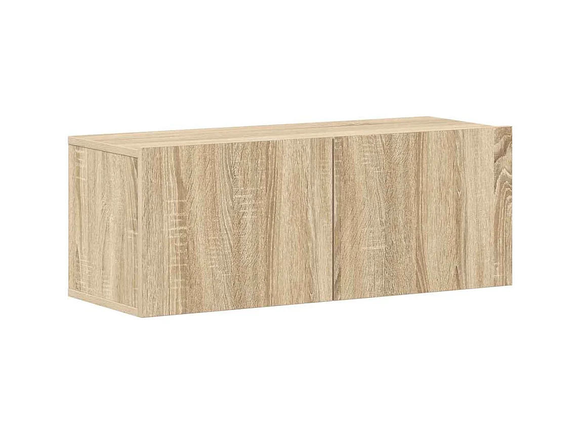 Ensemble de meubles TV 4 pcs Chêne sonoma Bois d'ingénierie