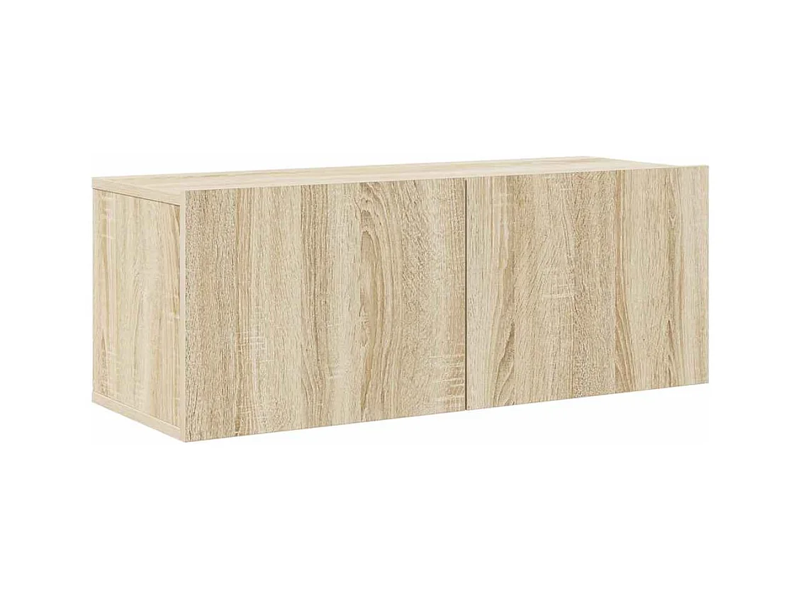 Ensemble de meuble TV 8 pcs Chêne sonoma Bois d'ingénierie