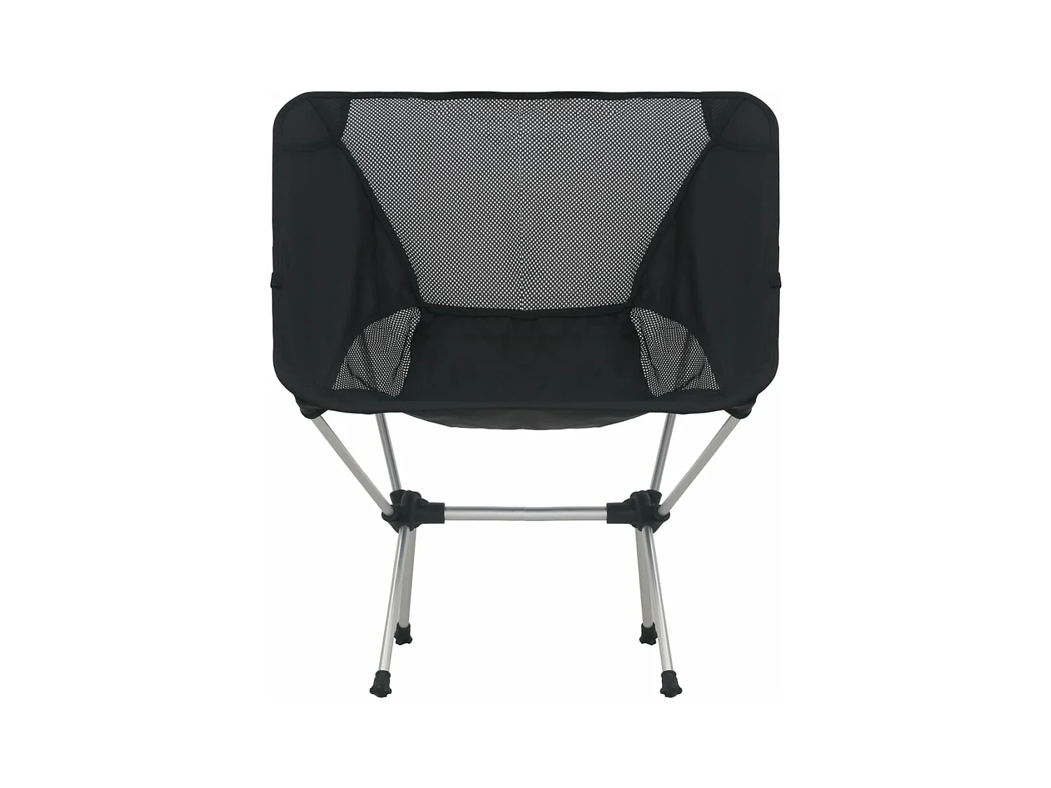 Campingstoelen 2 st met draagtas 54x50x65 cm aluminium