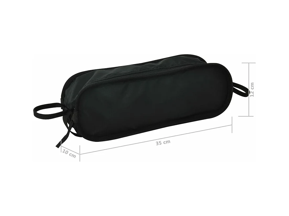 Campingstoelen 2 st met draagtas 54x50x65 cm aluminium