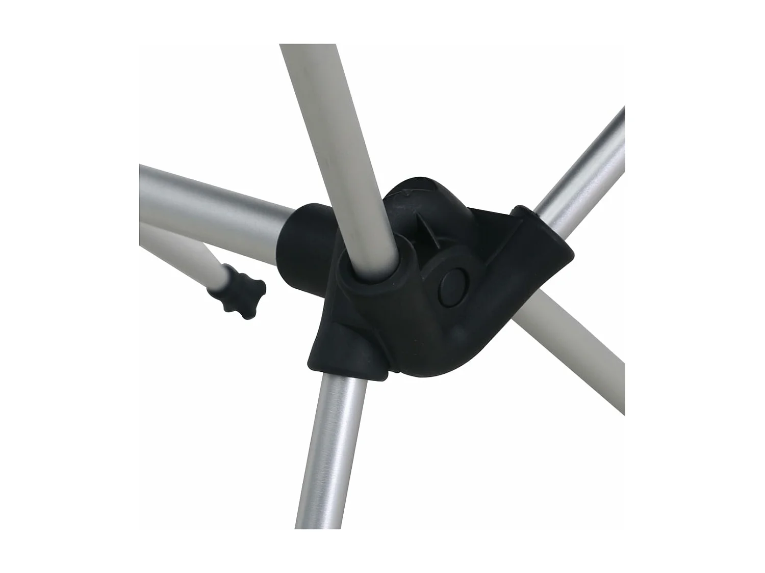 Chaises de camping pliables et sac lot de 2 Aluminium