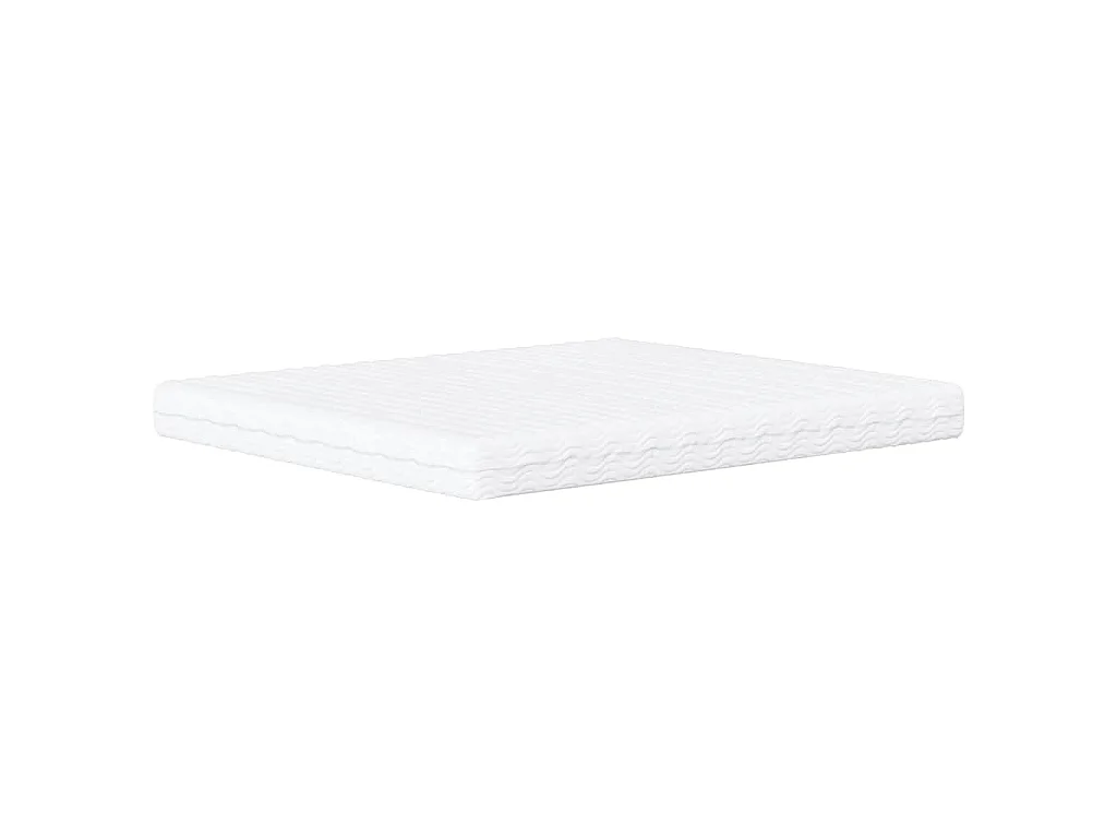 Bed "Viana" met matras kunstleer zwart 180x200 cm