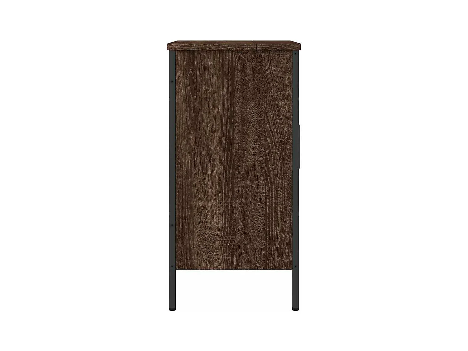 Armoire lavabo de salle de bain chêne marron 60x30x60 cm