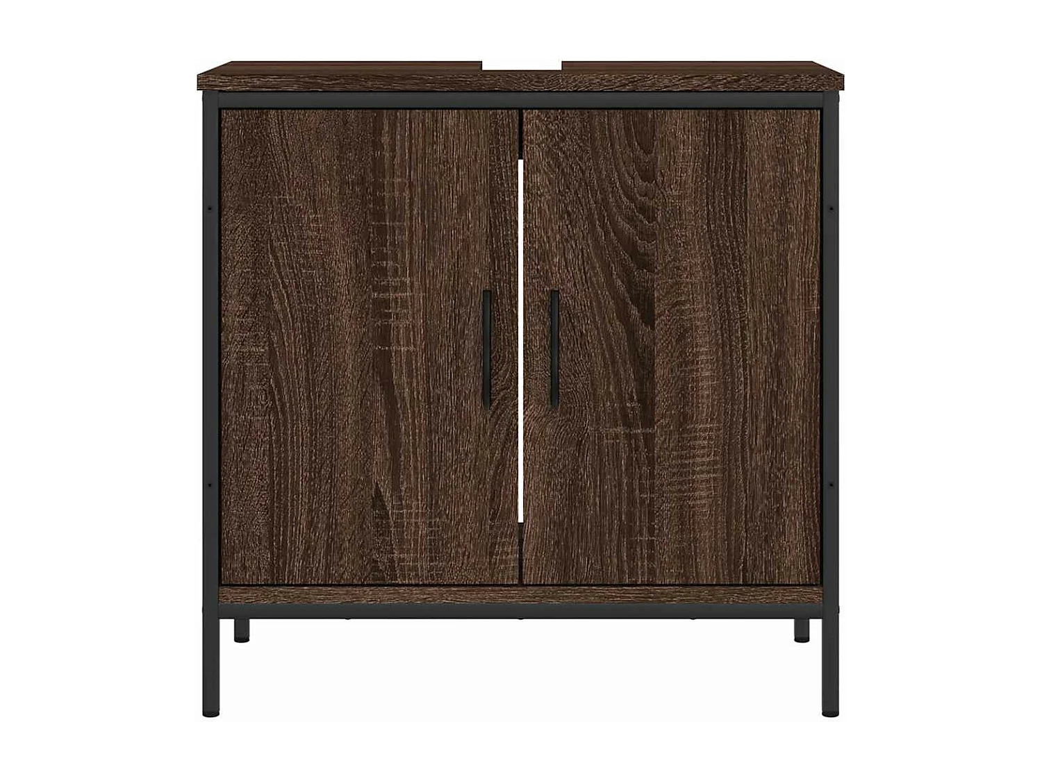 Waschbeckenunterschrank Braun Eichen-Optik 60x30x60 cm