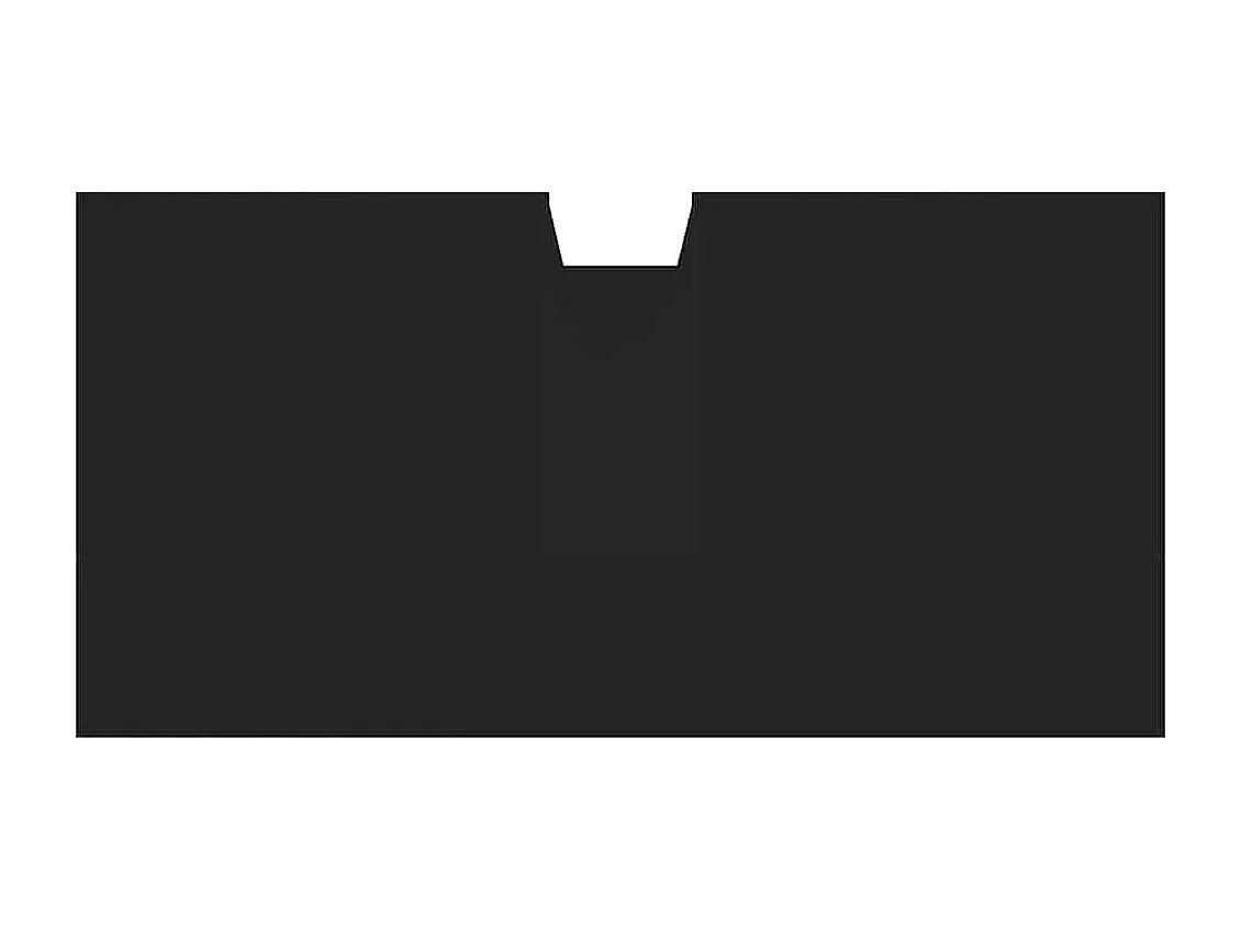 Wastafelkast 60x30x60 cm bewerkt hout zwart