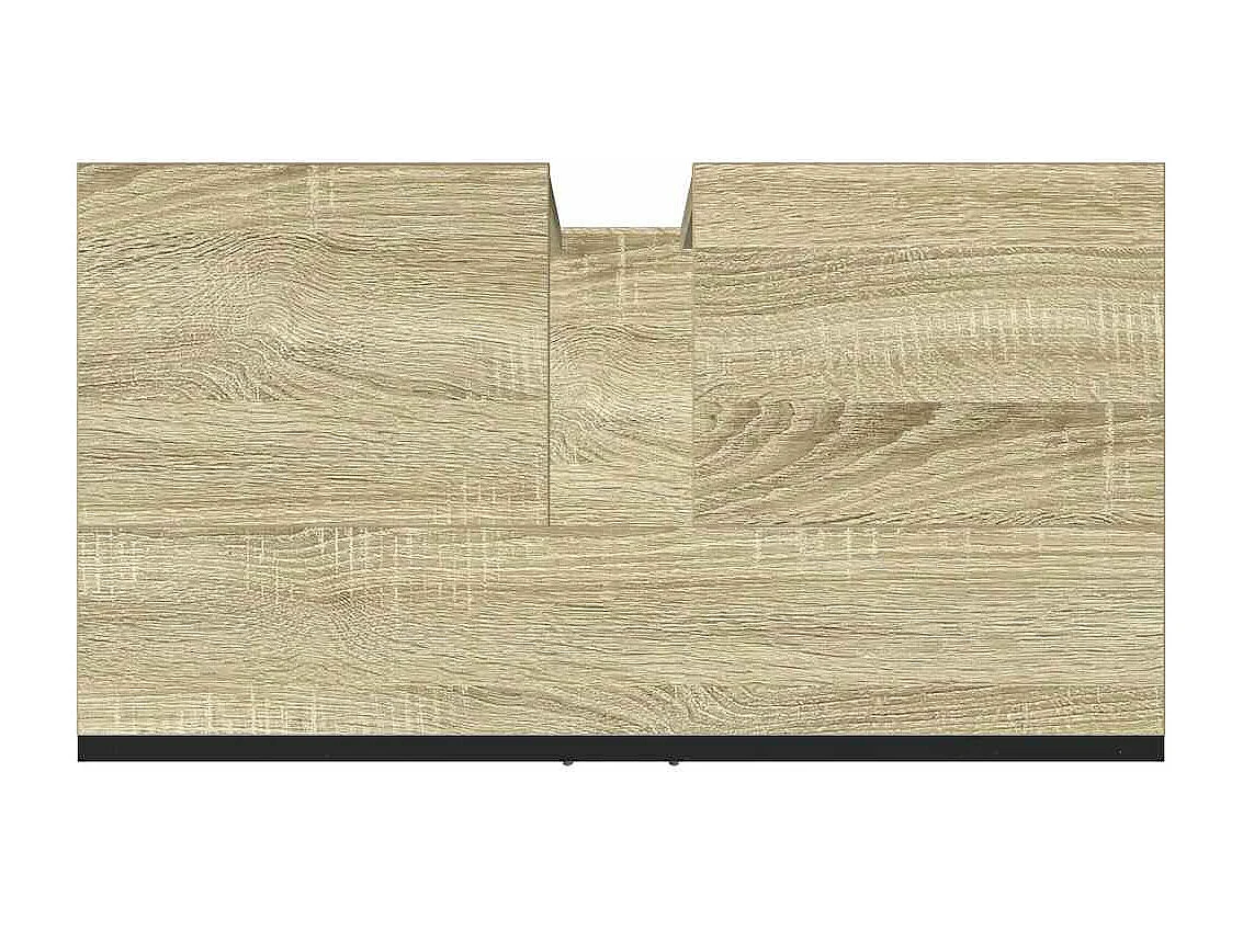 Mobile Lavabo Bagno Rovere Sonoma 60x33x60 cm Legno Multistrato