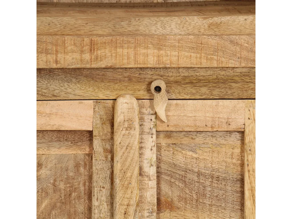 Libreria 50x30x180 cm in Legno Massello di Mango