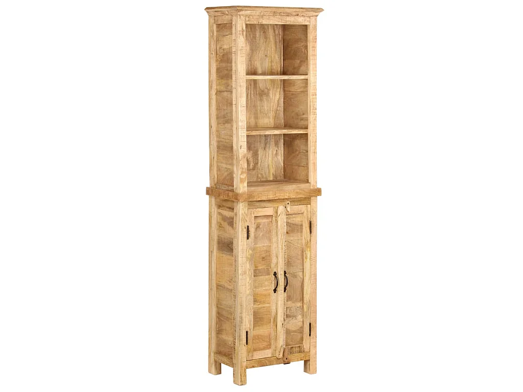 Libreria 50x30x180 cm in Legno Massello di Mango