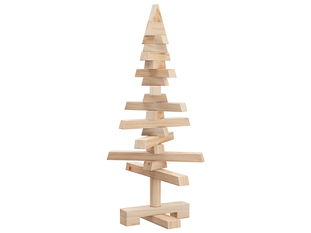 | Houten kerstboom | natuurlijk 60 cm Massief grenenhout
