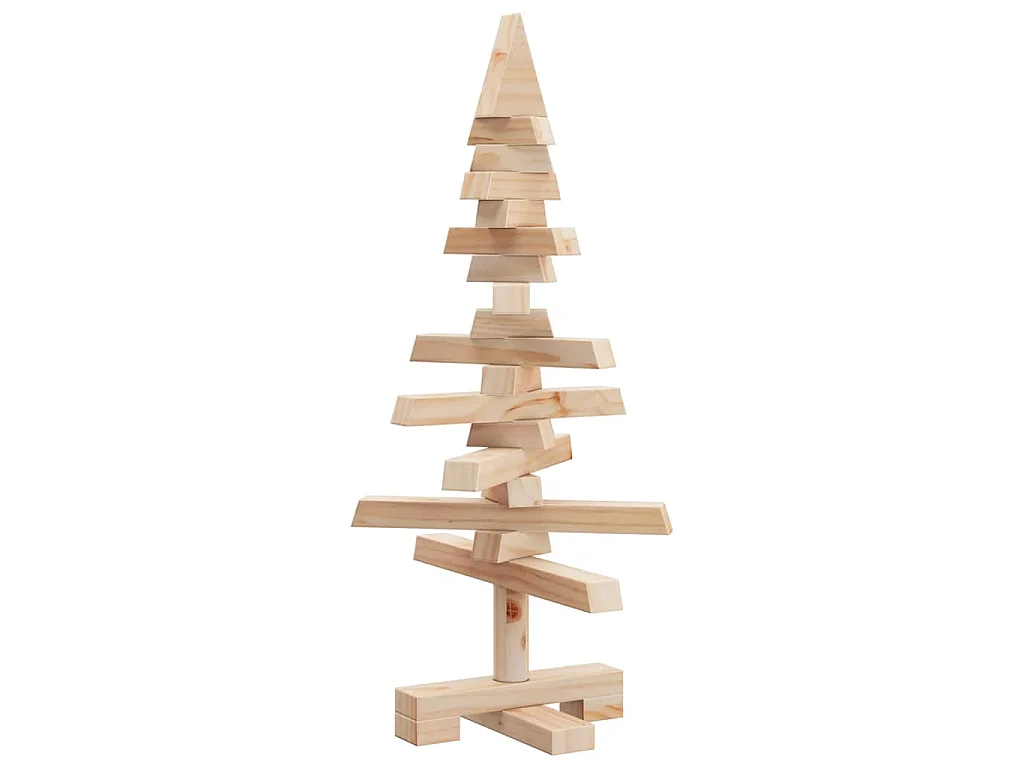 | Houten kerstboom | natuurlijk 60 cm Massief grenenhout