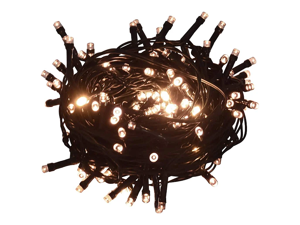 Lichtsnoer met 400 LED's met 8 lichteffecten 40 m warmwit