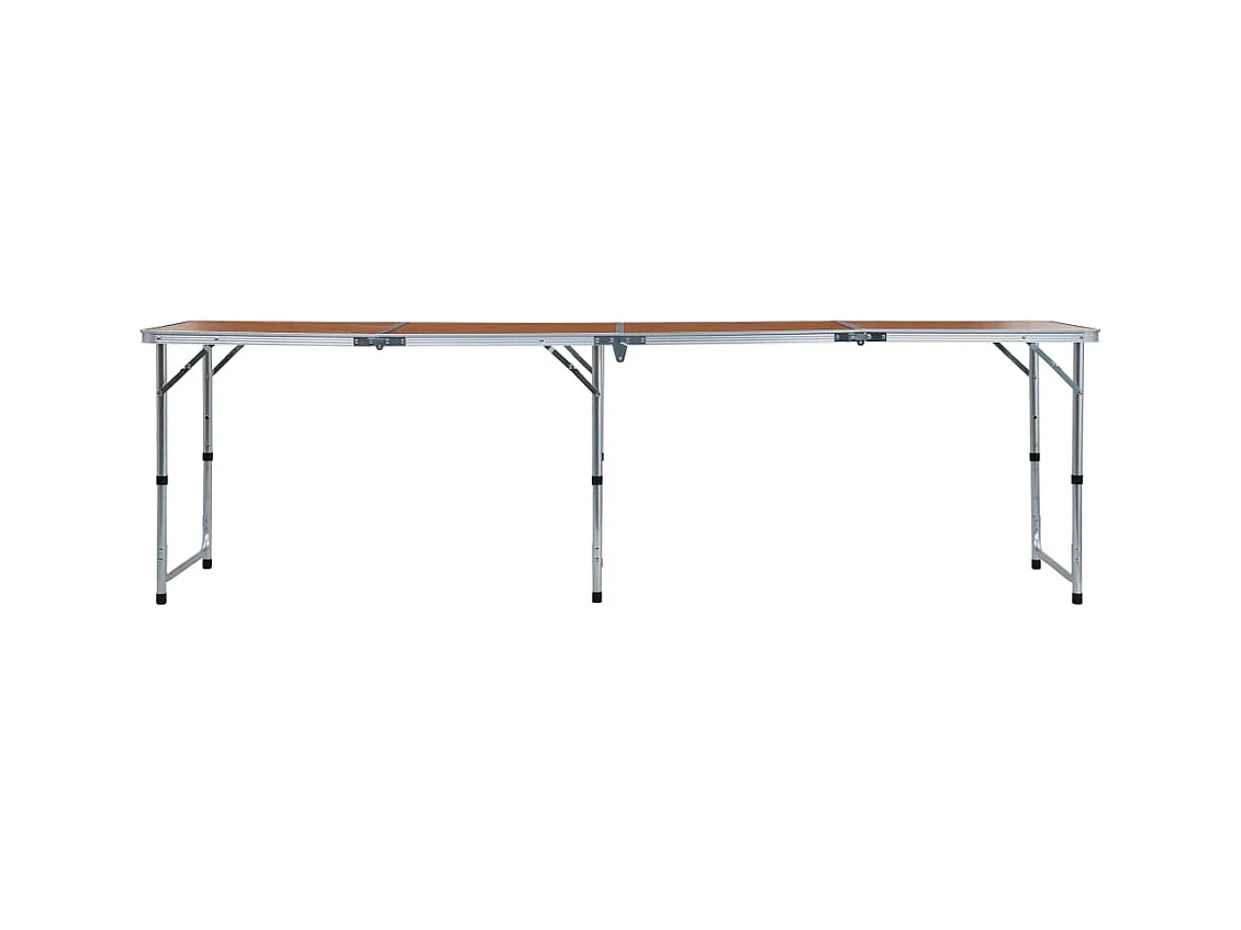 Campingtafel inklapbaar 240x60 cm aluminium