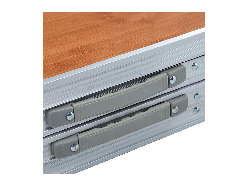 Campingtafel inklapbaar 240x60 cm aluminium