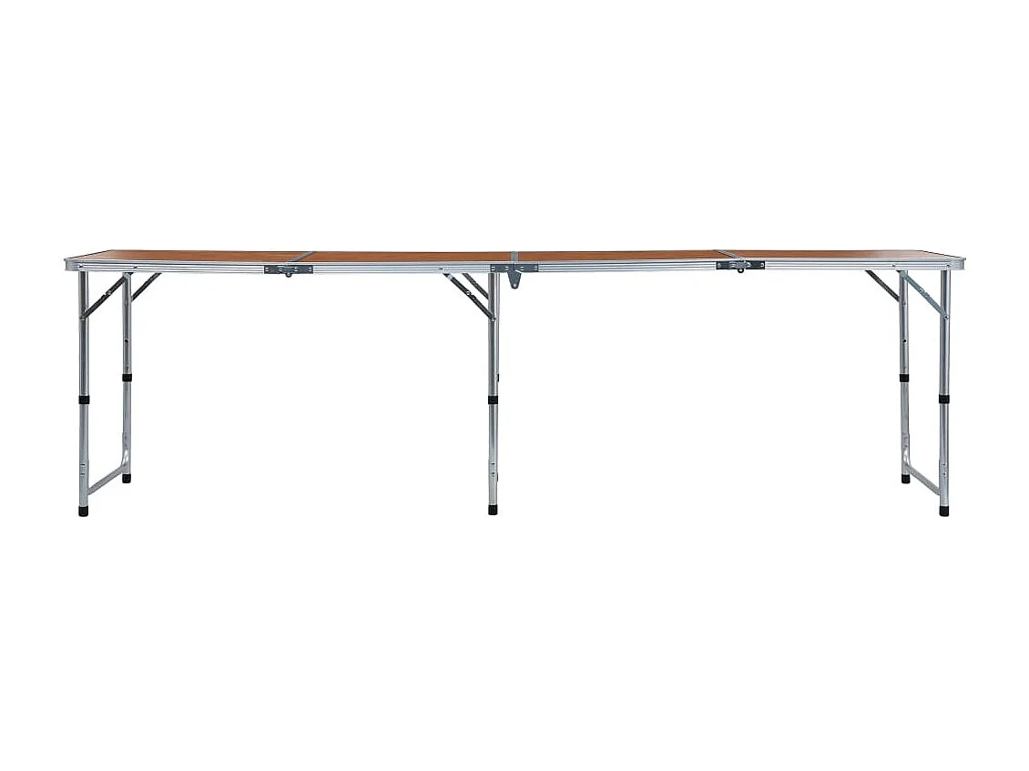 Table pliable de camping Aluminium 240x60 cm