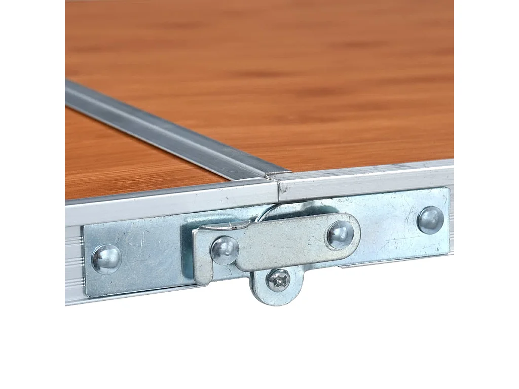 Table pliable de camping Aluminium 240x60 cm