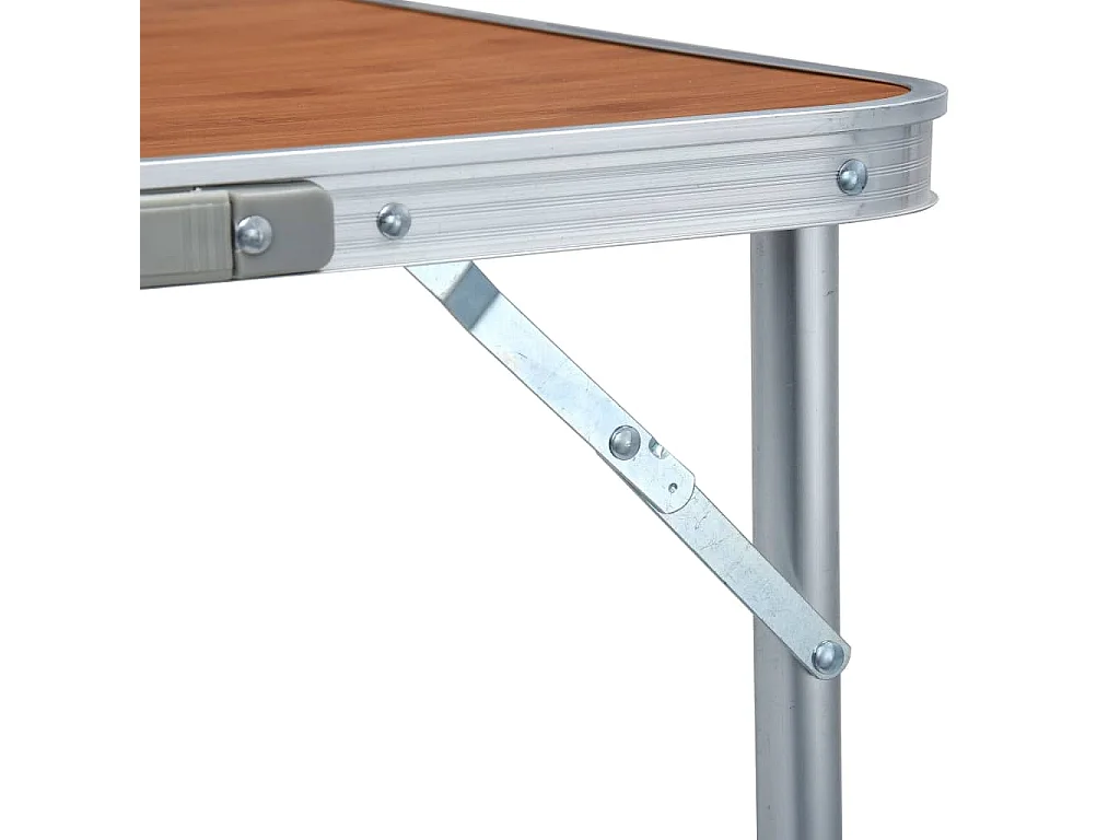 Table pliable de camping Aluminium 240x60 cm