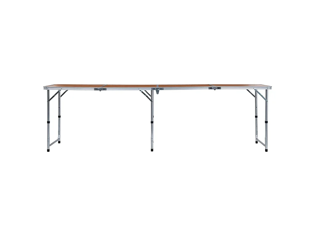 Table pliable de camping Aluminium 240x60 cm