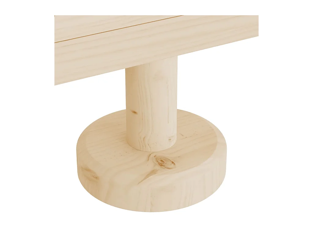 Deko-Weihnachtsbäume 2 Stk. Holz 30 cm Massivholz Kiefer