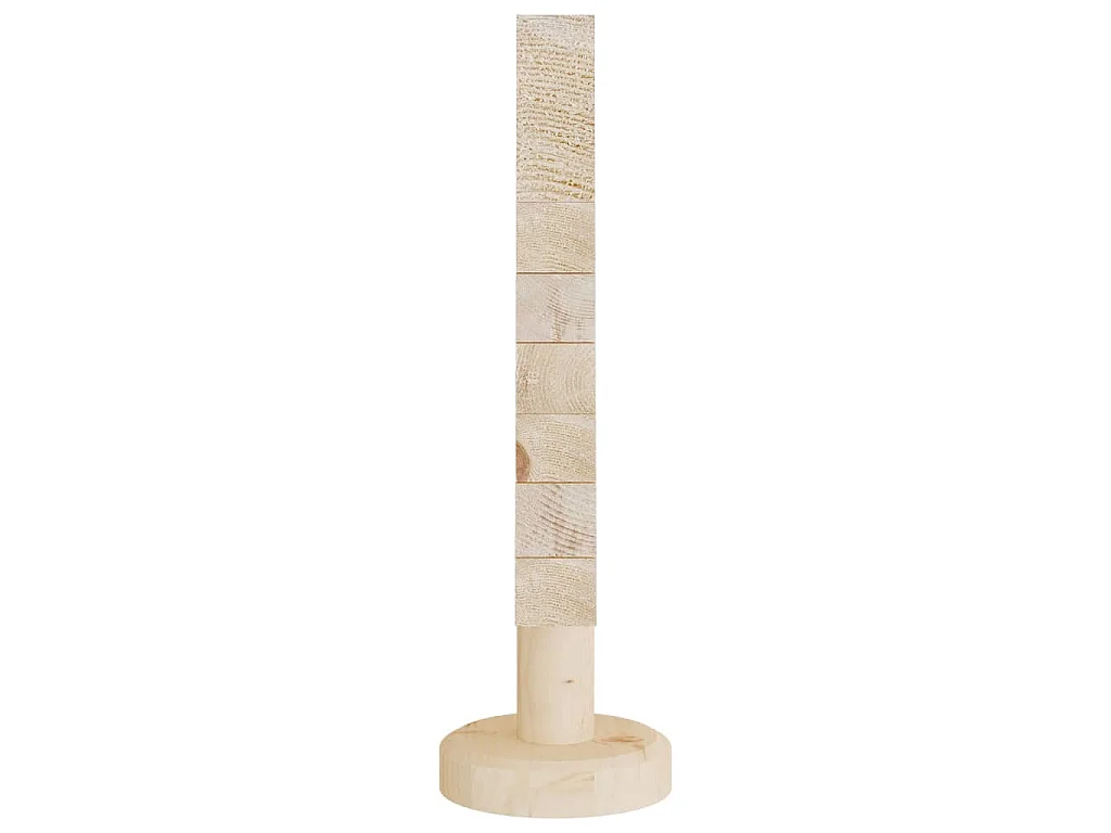 Arbres de Noël en bois pour décoration 2 pcs 30 cm pin massif
