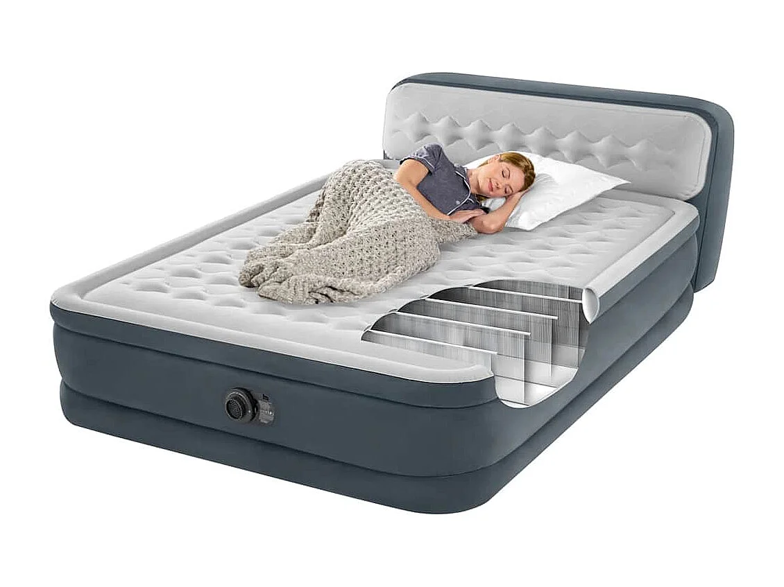 Cama inflable Dura-Beam Deluxe Ultra Plush Headboard 86 cm
