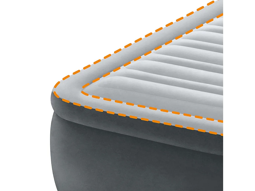 Cama inflable Dura-Beam Deluxe Ultra Plush Headboard 86 cm