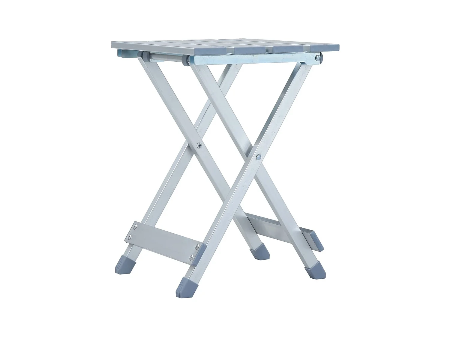 Sgabello da Campeggio in Alluminio 28x26x39 cm