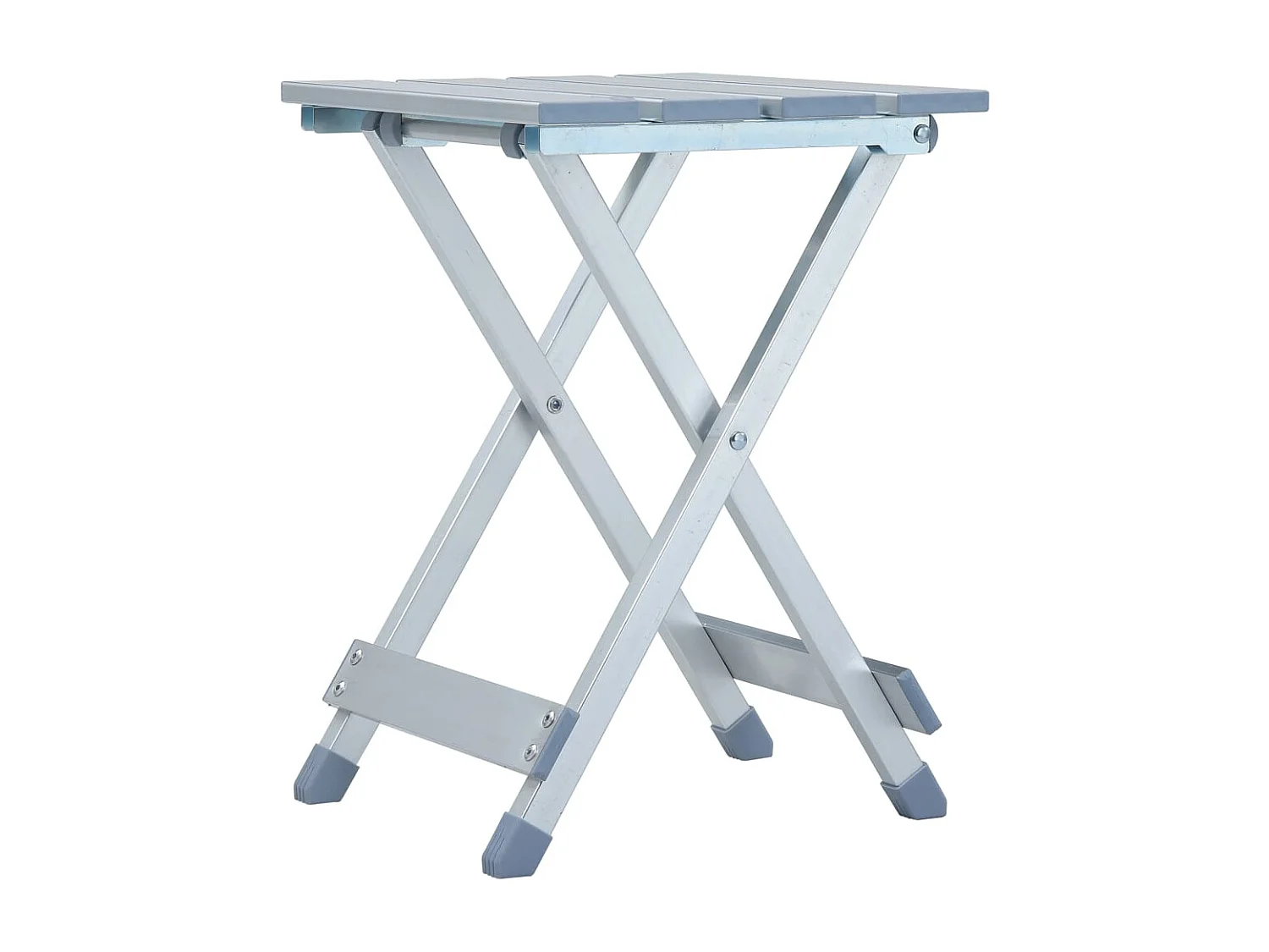 Tabouret de camping Aluminium 28x26x39 cm