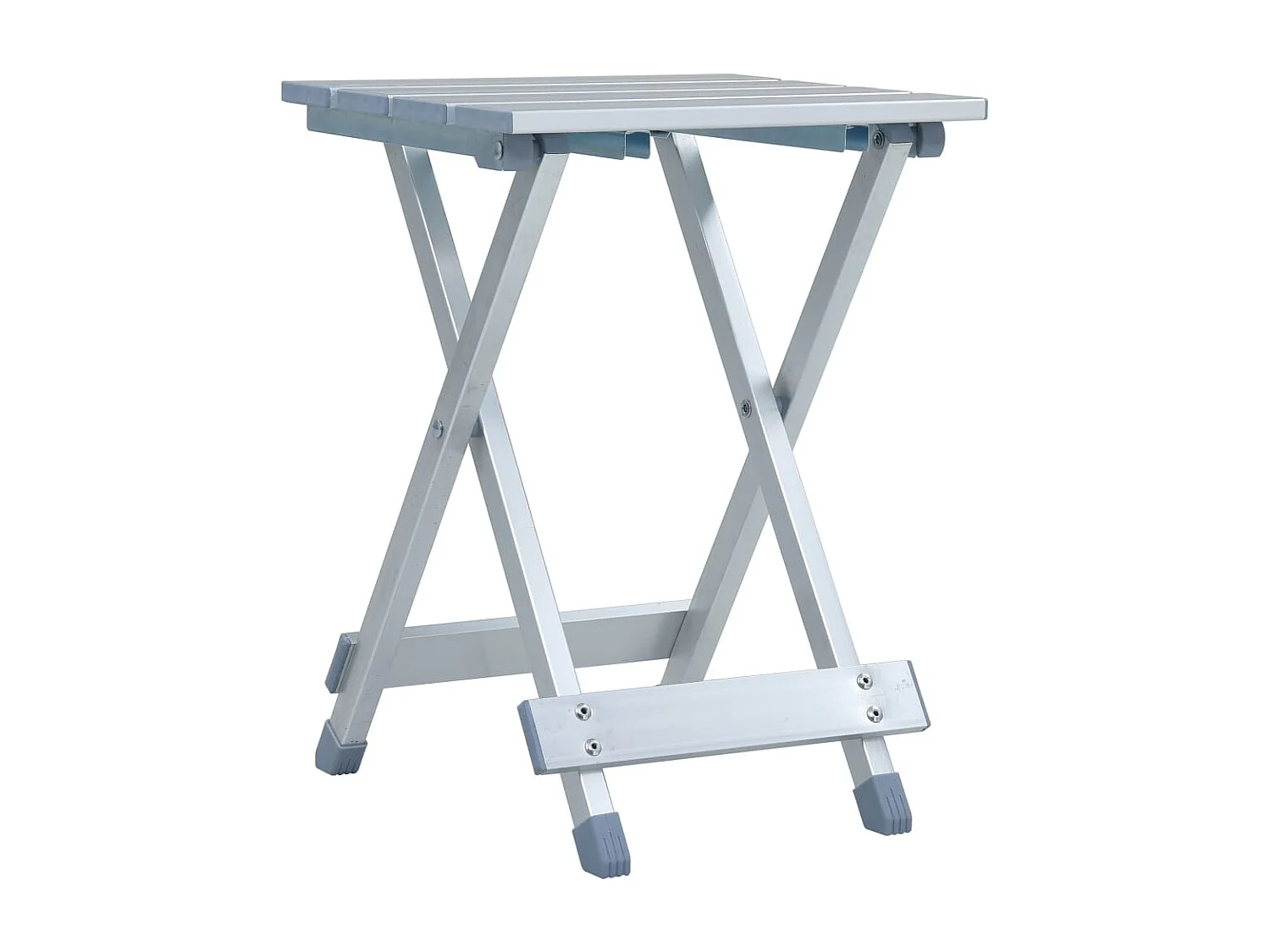 Tabouret de camping Aluminium 28x26x39 cm