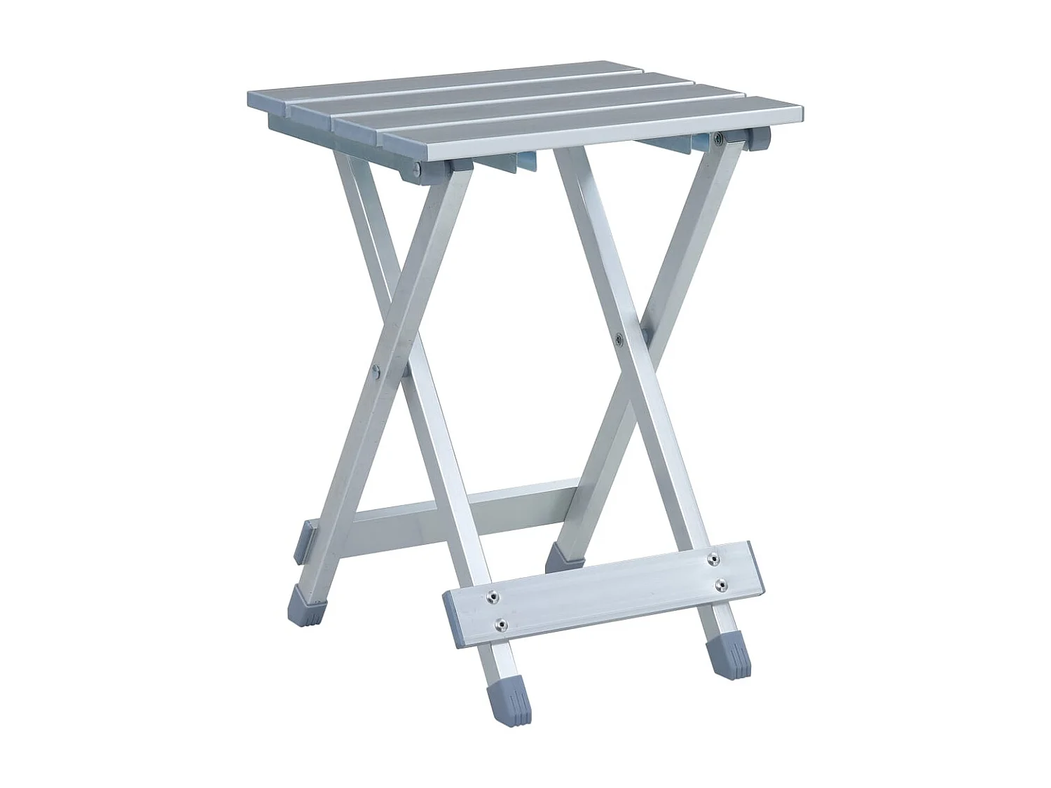 Tabouret de camping Aluminium 28x26x39 cm