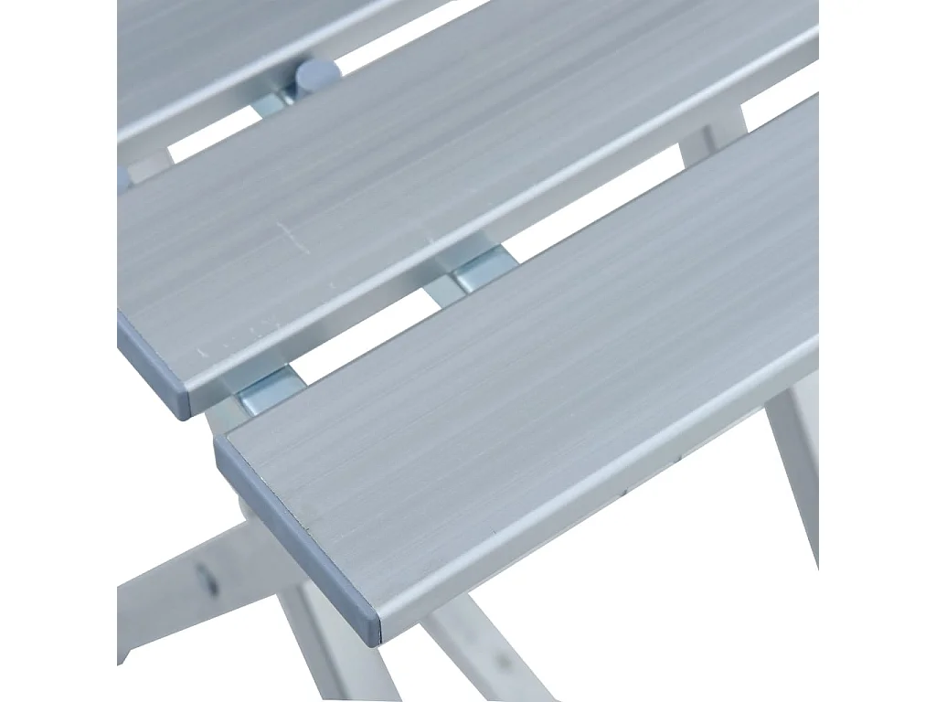 Tabouret de camping Aluminium 28x26x39 cm