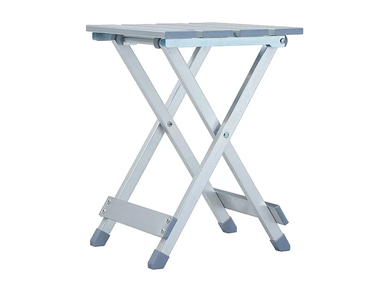 Tabouret de camping Aluminium 28x26x39 cm
