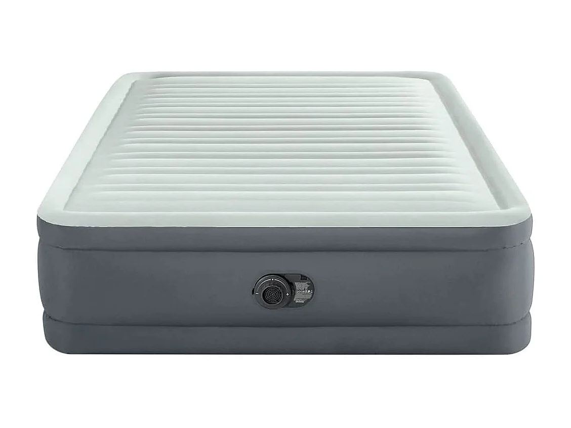 Lit gonflable PremAire blanc et gris Queen Size 152x203x46 cm